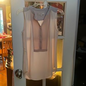 Loft, xsmall, sleeveless tank. Blush, mauve, and lavender.